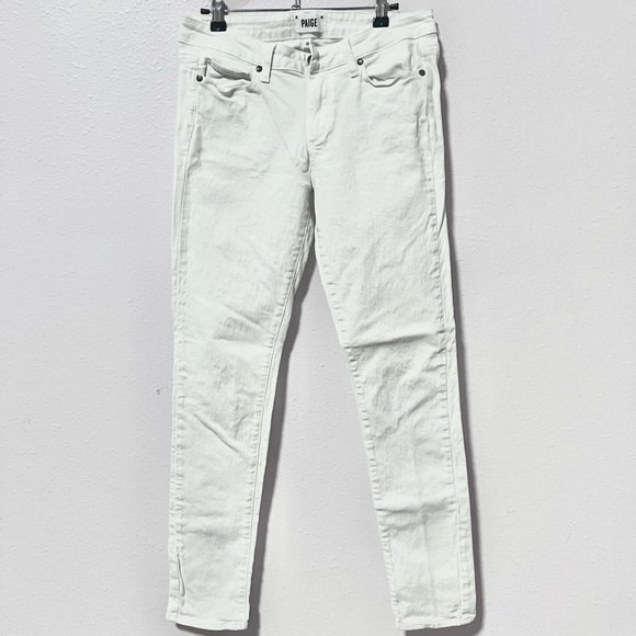 PAIGE White skyline Skinny Jeans Versatile Style 30 - Picture 2 of 7